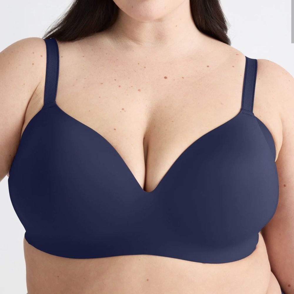 Knix Midnight Blue Seamless Bra